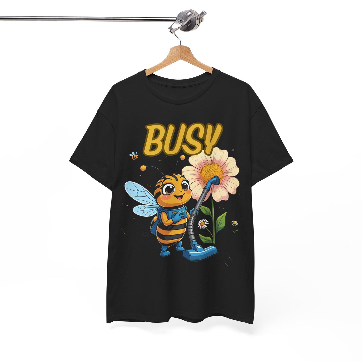 Busy Bee T-Shirt | Fun Graphic Tee for Nature Lovers, Spring Gift, Eco-Friendly Apparel, Cute Insect Shirt