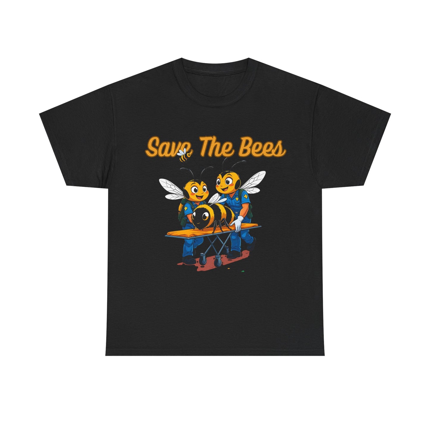 Save The Bees Unisex Cotton Tee, Eco-Friendly Fashion, Bee Conservation Shirt, Nature Lover Gift, Casual Summer Tee