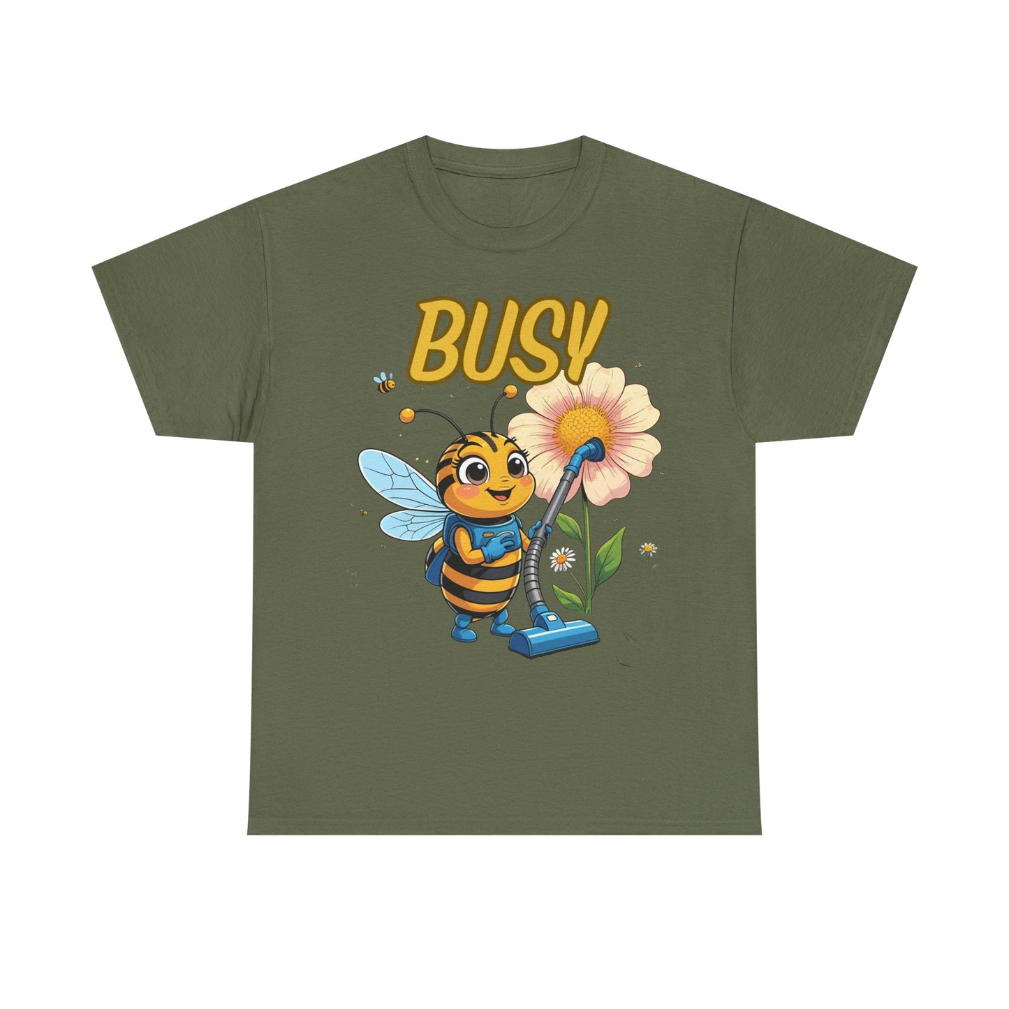 Busy Bee T-Shirt | Fun Graphic Tee for Nature Lovers, Spring Gift, Eco-Friendly Apparel, Cute Insect Shirt
