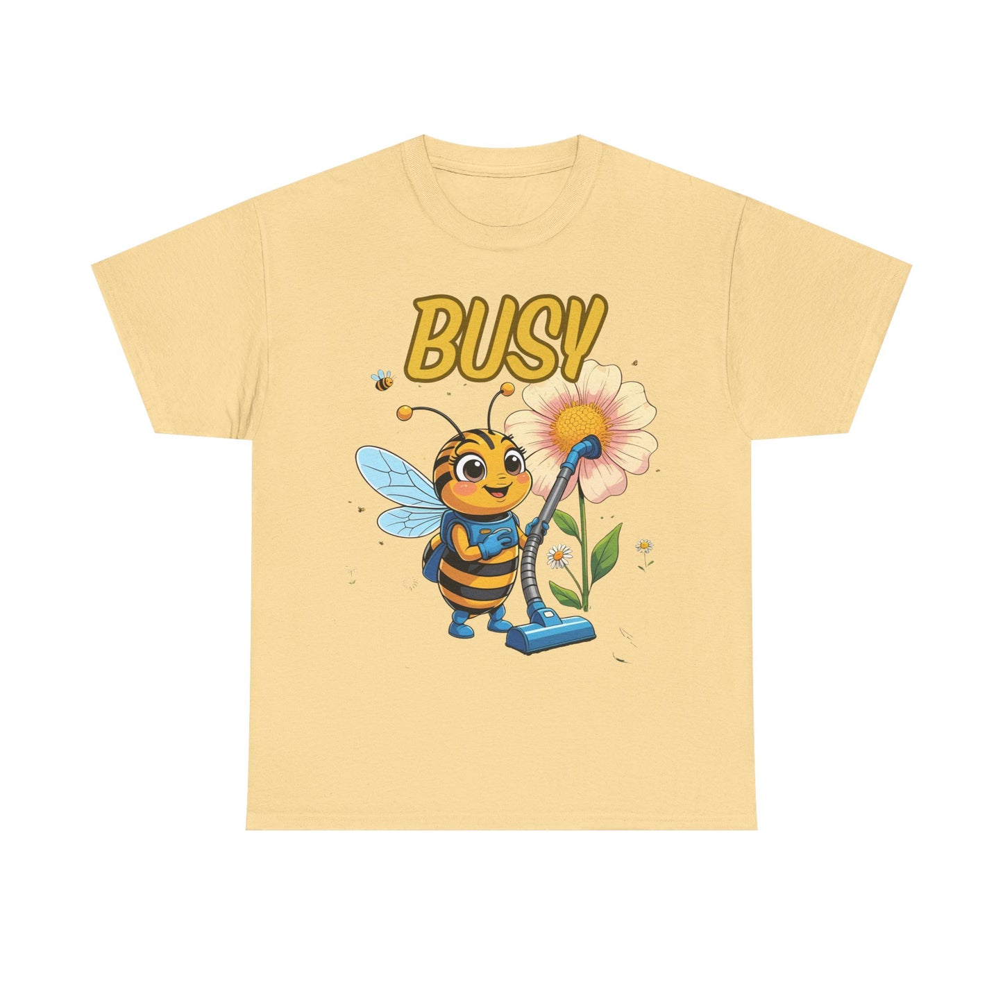 Busy Bee T-Shirt | Fun Graphic Tee for Nature Lovers, Spring Gift, Eco-Friendly Apparel, Cute Insect Shirt