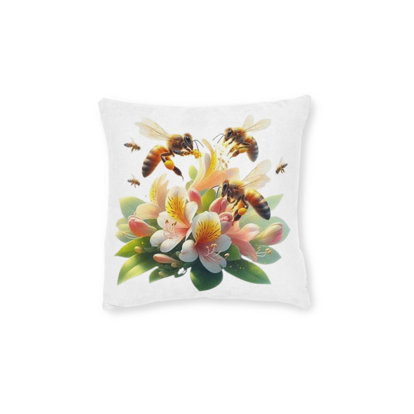 Shop our Bee Flower Square Pillow collection designs.