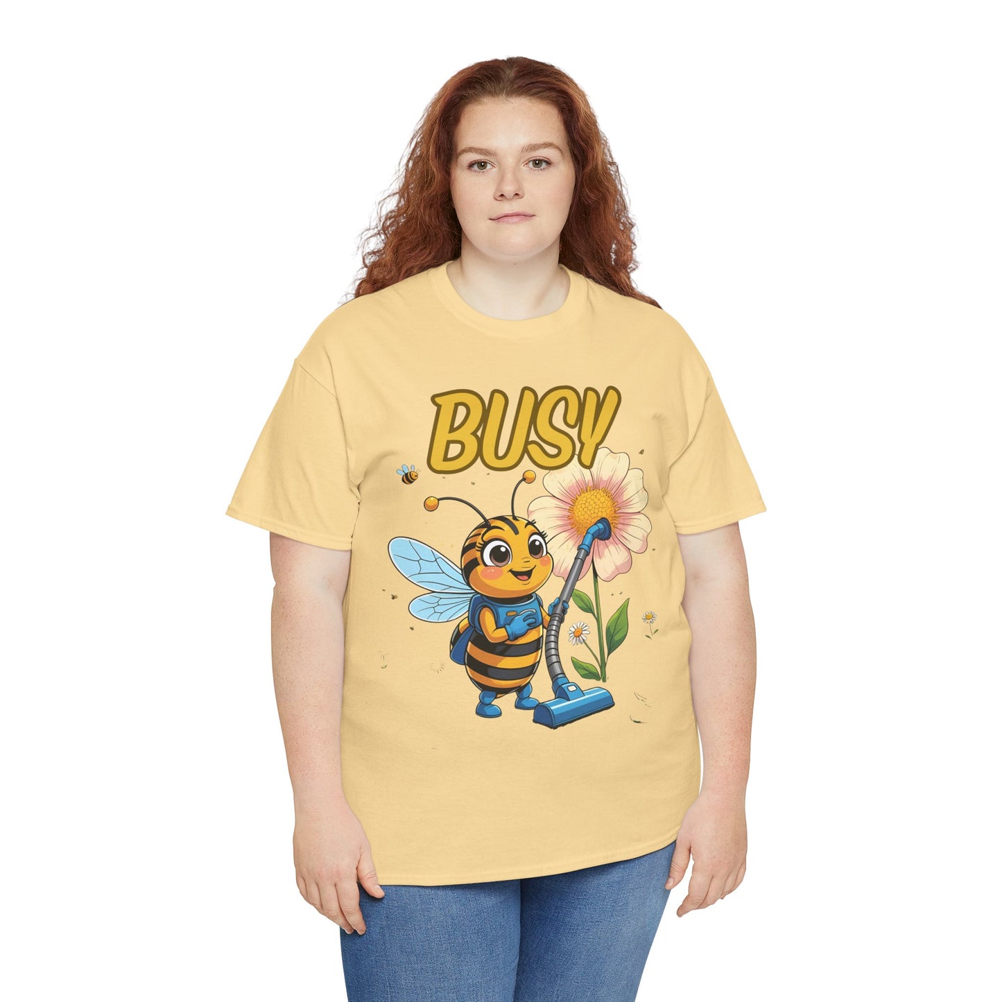 Busy Bee T-Shirt | Fun Graphic Tee for Nature Lovers, Spring Gift, Eco-Friendly Apparel, Cute Insect Shirt