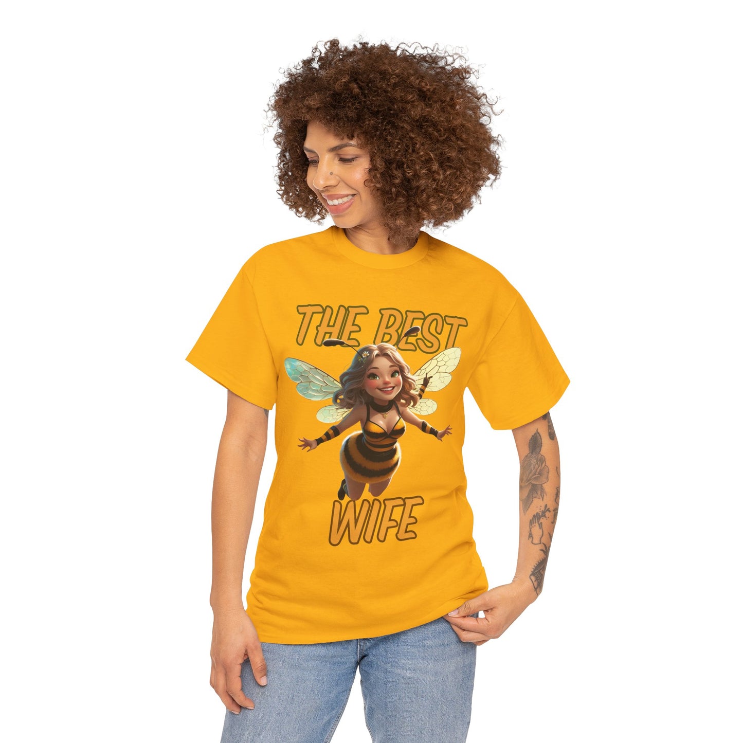The Best Wife T-Shirt, Gift for Spouses, Cute Couple Apparel, Fun Wife Gift, Anniversary Celebration Tee