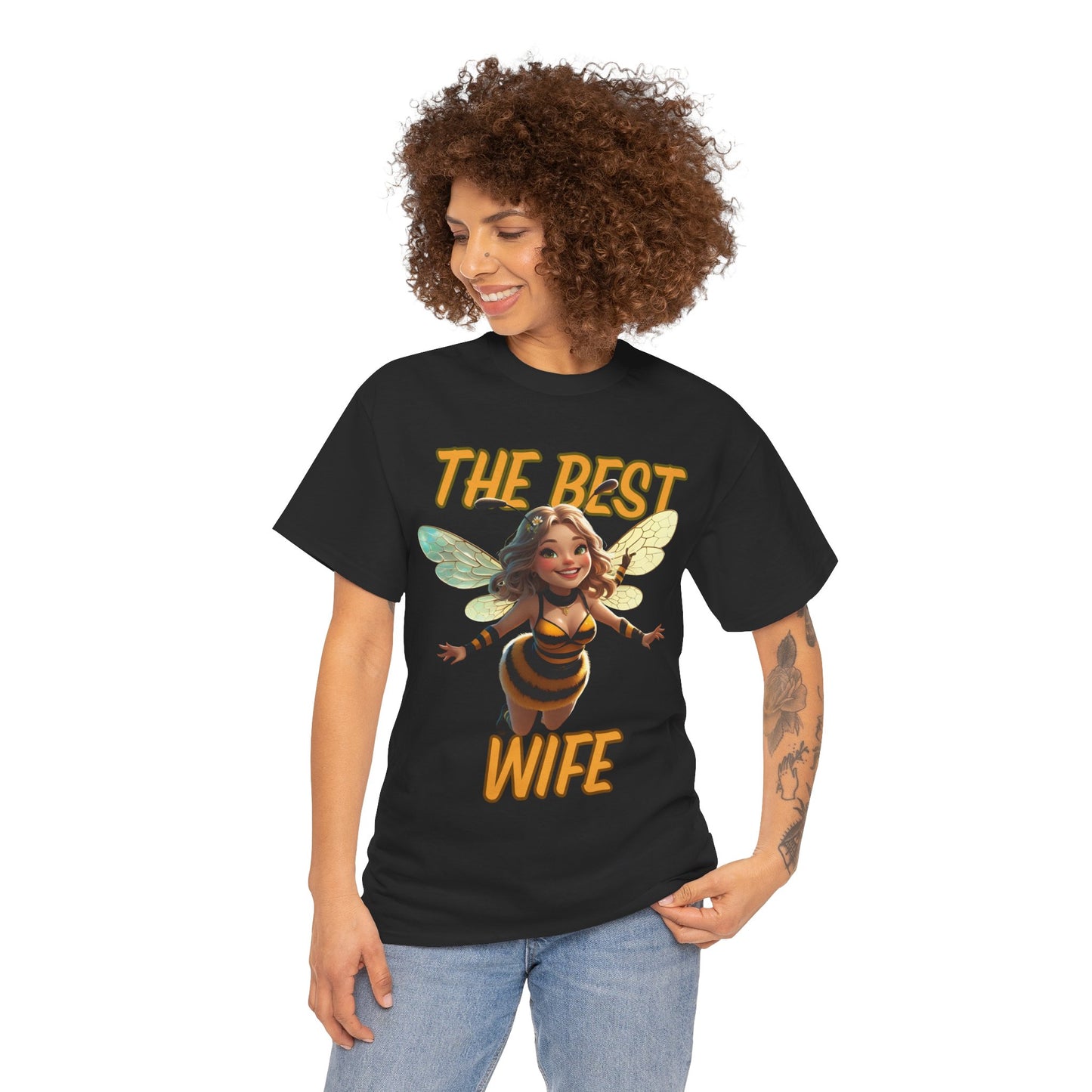 The Best Wife T-Shirt, Gift for Spouses, Cute Couple Apparel, Fun Wife Gift, Anniversary Celebration Tee