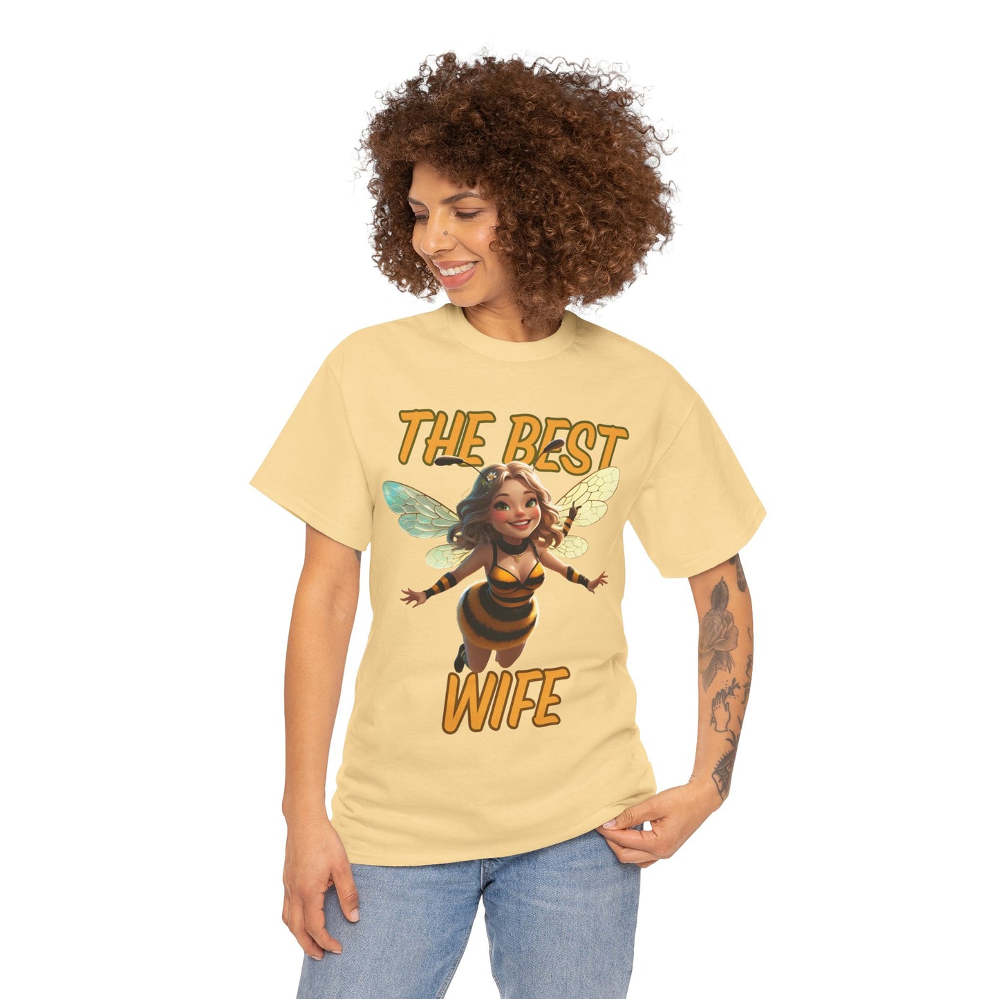 The Best Wife T-Shirt, Gift for Spouses, Cute Couple Apparel, Fun Wife Gift, Anniversary Celebration Tee