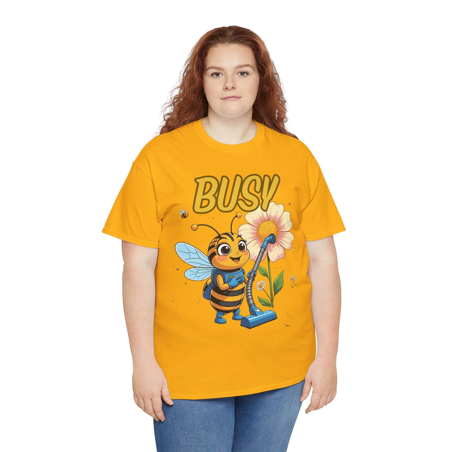 Busy Bee T-Shirt | Fun Graphic Tee for Nature Lovers, Spring Gift, Eco-Friendly Apparel, Cute Insect Shirt