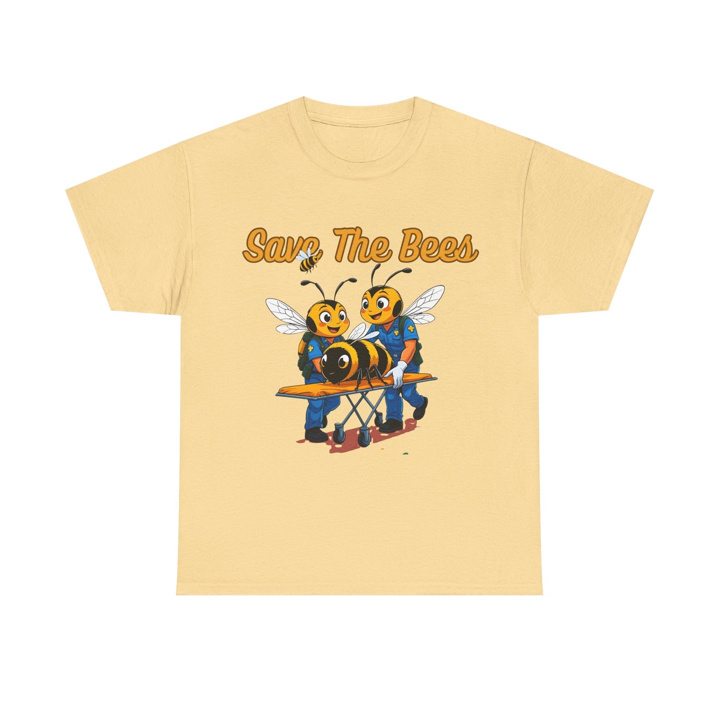 Save The Bees Unisex Cotton Tee, Eco-Friendly Fashion, Bee Conservation Shirt, Nature Lover Gift, Casual Summer Tee