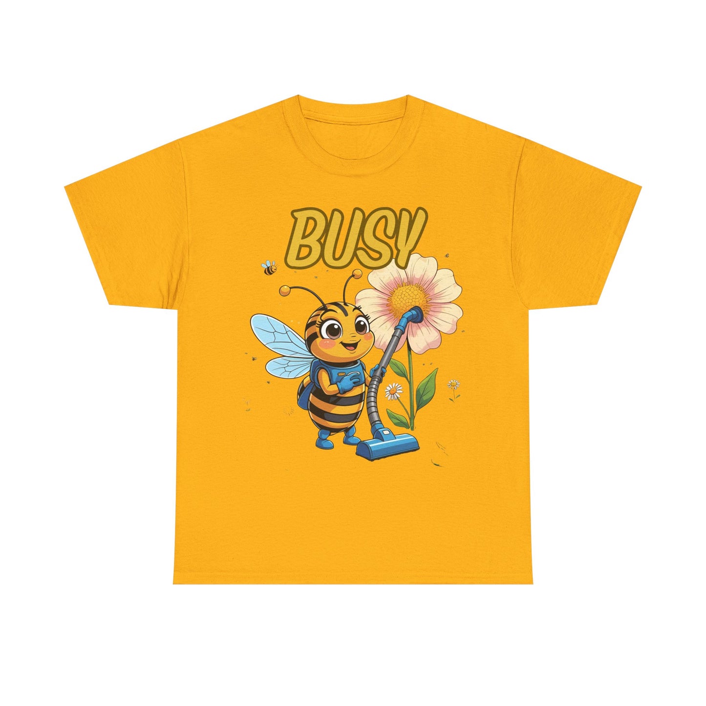 Busy Bee T-Shirt | Fun Graphic Tee for Nature Lovers, Spring Gift, Eco-Friendly Apparel, Cute Insect Shirt