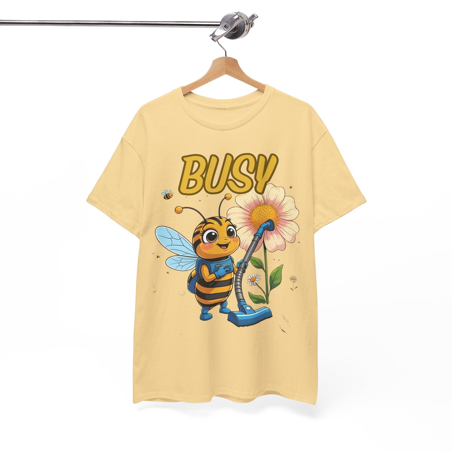 Busy Bee T-Shirt | Fun Graphic Tee for Nature Lovers, Spring Gift, Eco-Friendly Apparel, Cute Insect Shirt