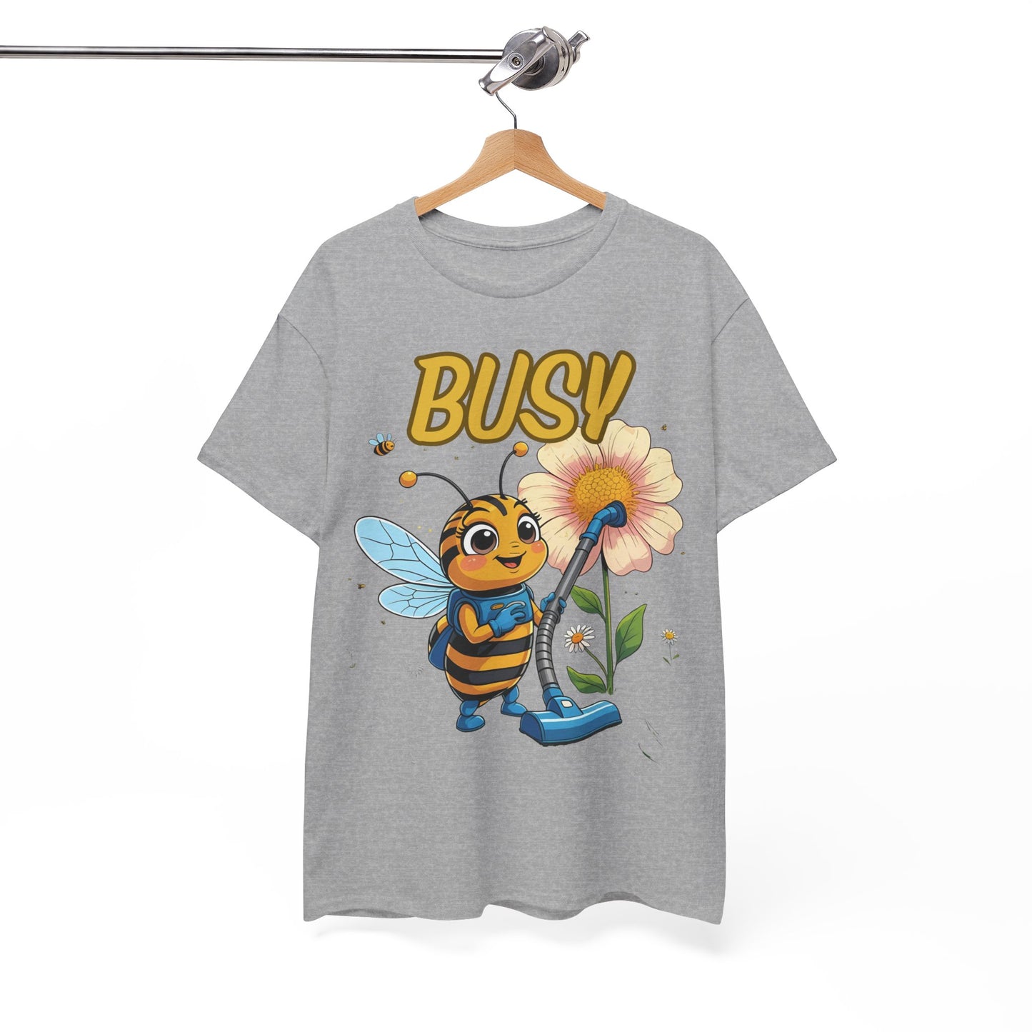 Busy Bee T-Shirt | Fun Graphic Tee for Nature Lovers, Spring Gift, Eco-Friendly Apparel, Cute Insect Shirt