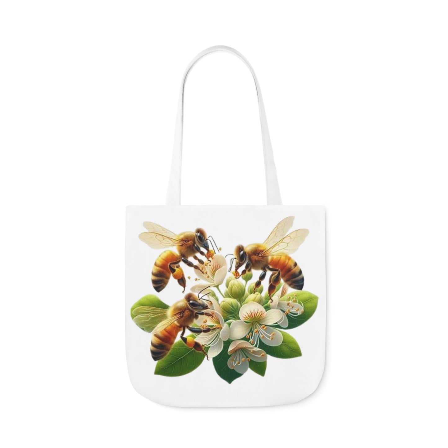 Bee-Inspired Canvas Tote Bag