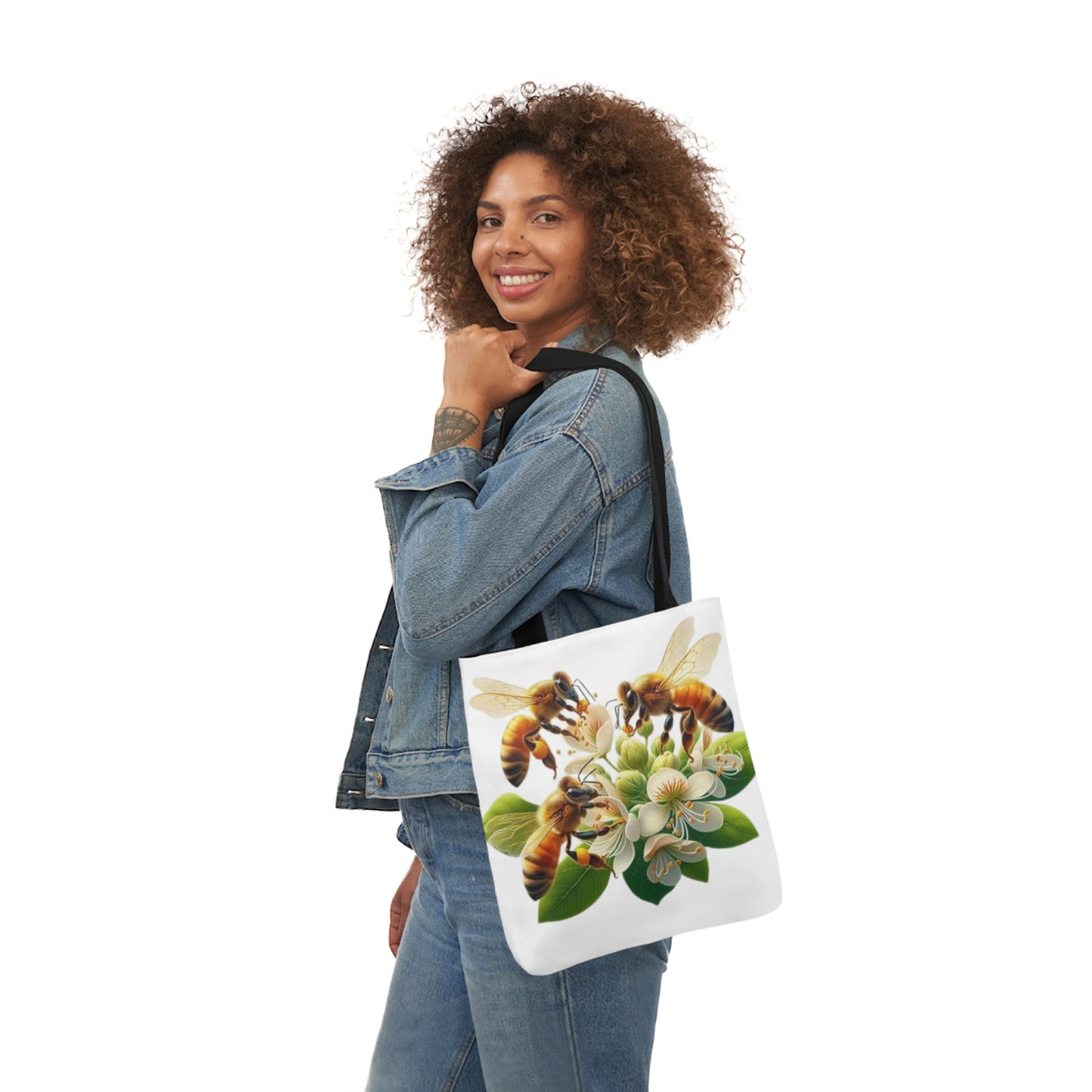 Bee-Inspired Canvas Tote Bag