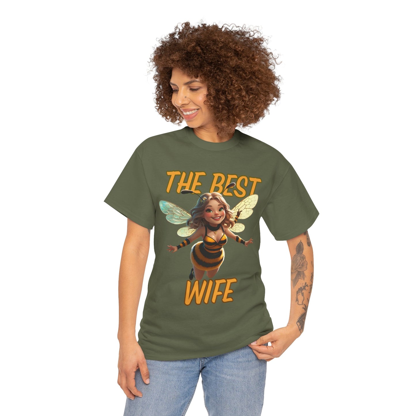 The Best Wife T-Shirt, Gift for Spouses, Cute Couple Apparel, Fun Wife Gift, Anniversary Celebration Tee