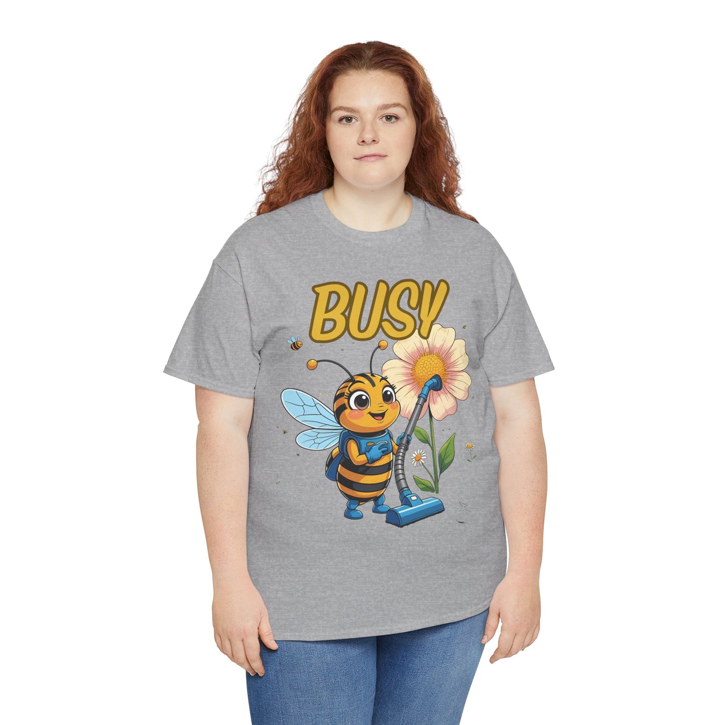Busy Bee T-Shirt | Fun Graphic Tee for Nature Lovers, Spring Gift, Eco-Friendly Apparel, Cute Insect Shirt