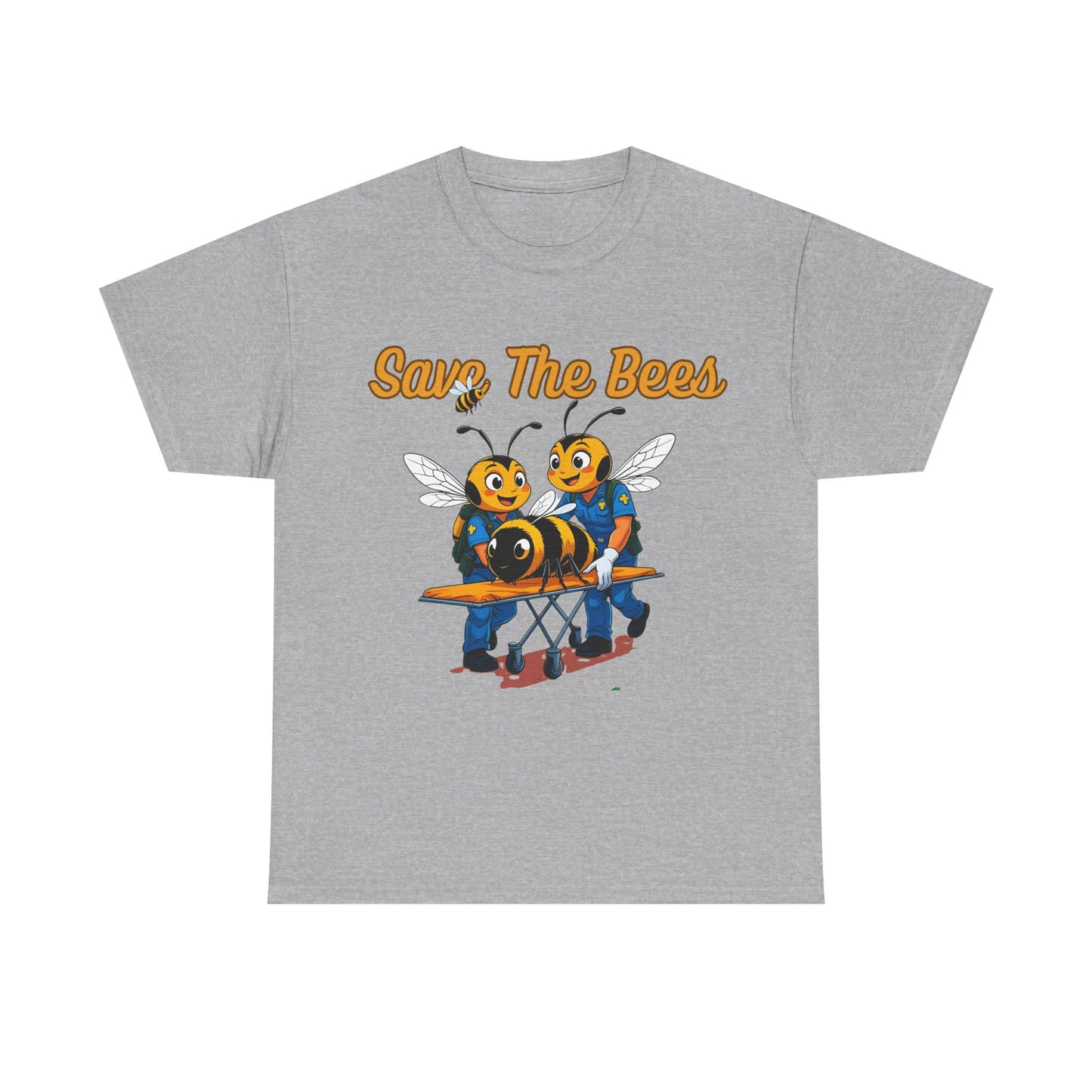 Save The Bees Unisex Cotton Tee, Eco-Friendly Fashion, Bee Conservation Shirt, Nature Lover Gift, Casual Summer Tee