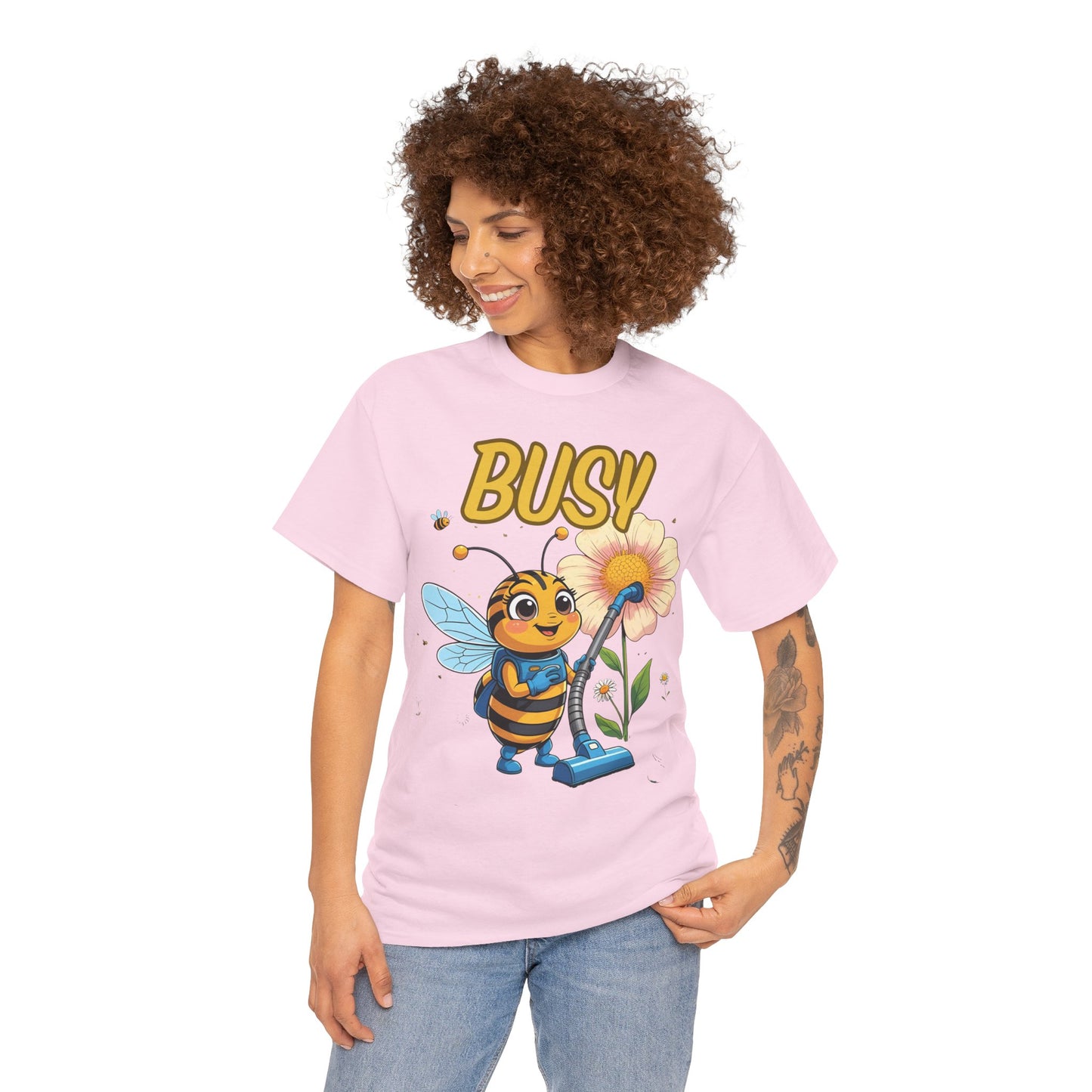 Busy Bee T-Shirt | Fun Graphic Tee for Nature Lovers, Spring Gift, Eco-Friendly Apparel, Cute Insect Shirt