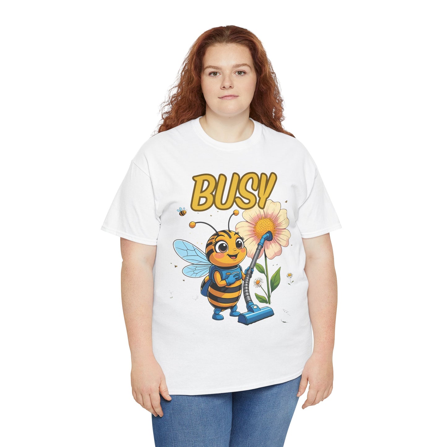 Busy Bee T-Shirt | Fun Graphic Tee for Nature Lovers, Spring Gift, Eco-Friendly Apparel, Cute Insect Shirt