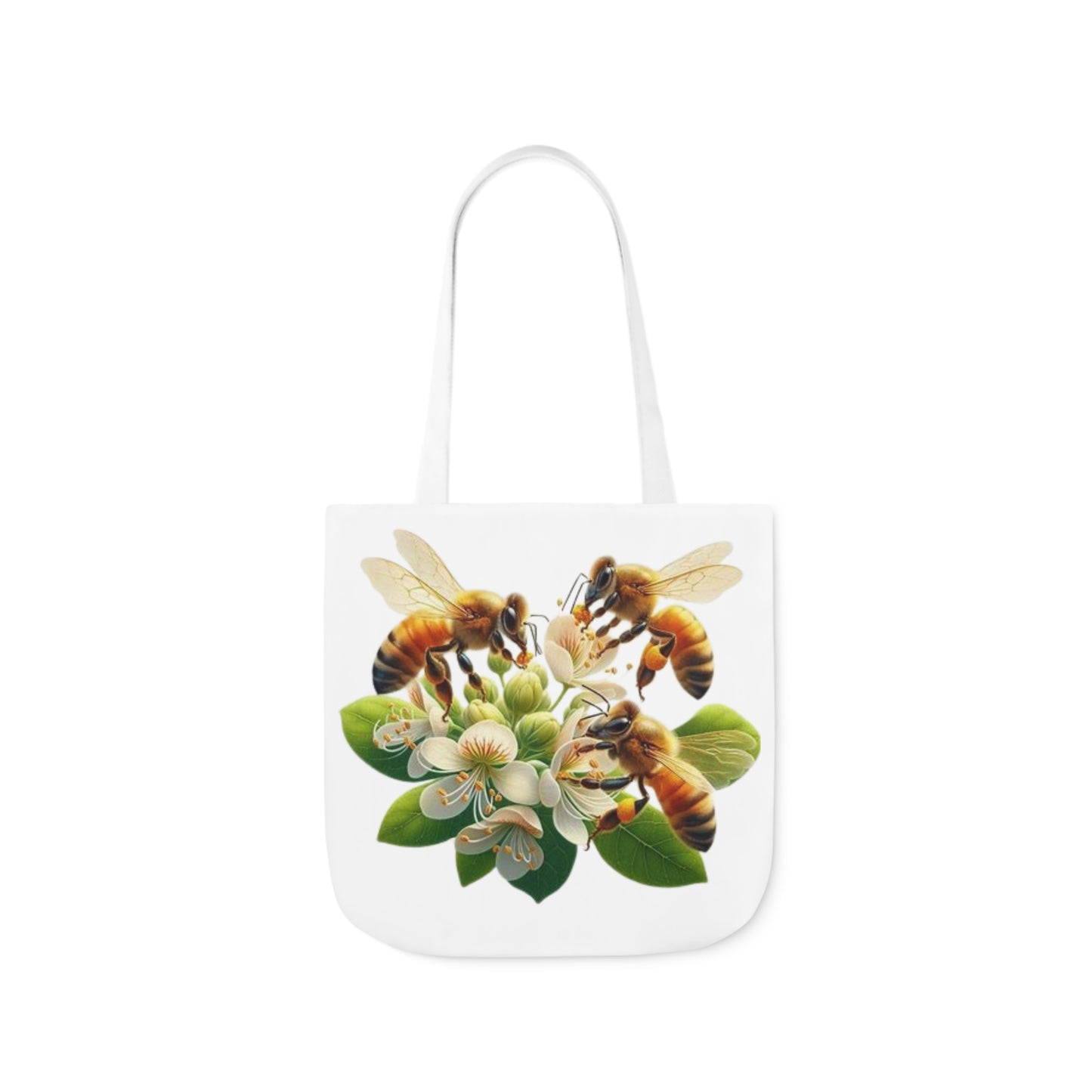 Bee-Inspired Canvas Tote Bag