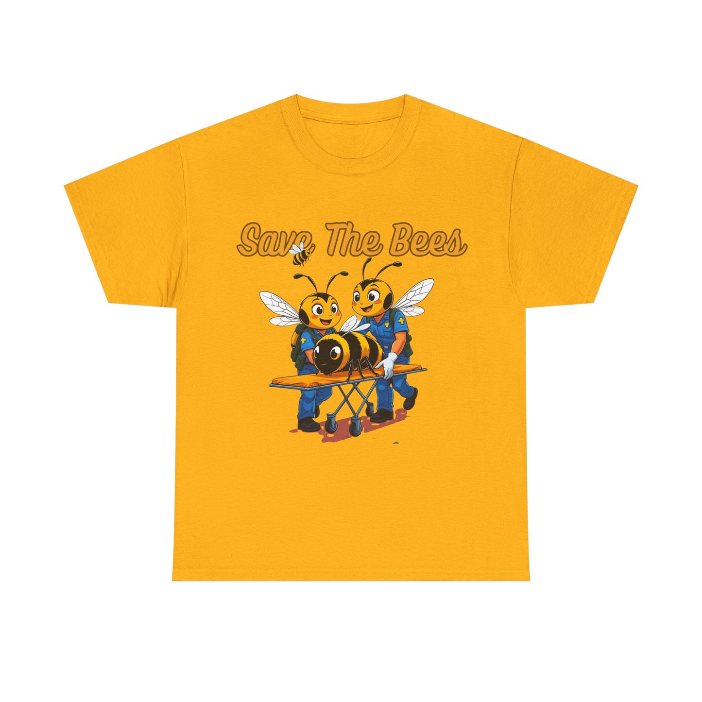 Save The Bees Unisex Cotton Tee, Eco-Friendly Fashion, Bee Conservation Shirt, Nature Lover Gift, Casual Summer Tee