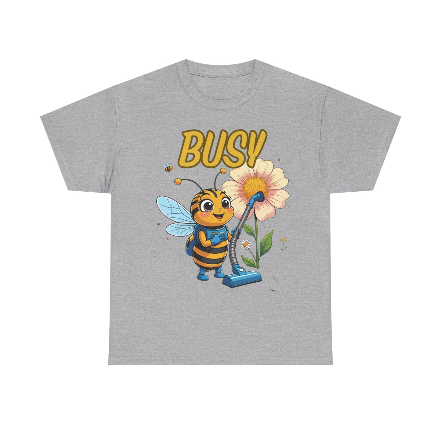Busy Bee T-Shirt | Fun Graphic Tee for Nature Lovers, Spring Gift, Eco-Friendly Apparel, Cute Insect Shirt