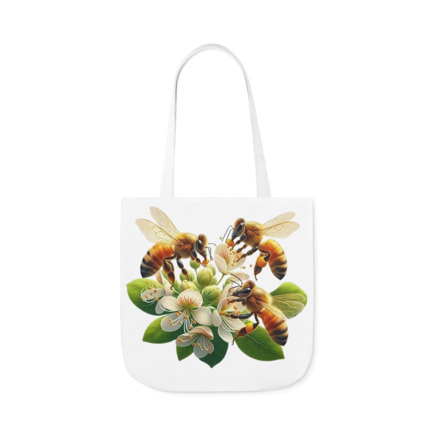 Bee-Inspired Canvas Tote Bag