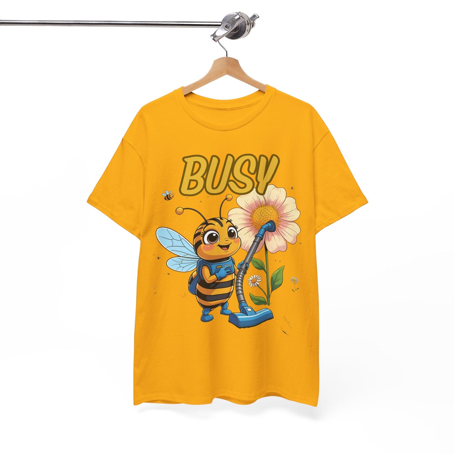 Busy Bee T-Shirt | Fun Graphic Tee for Nature Lovers, Spring Gift, Eco-Friendly Apparel, Cute Insect Shirt
