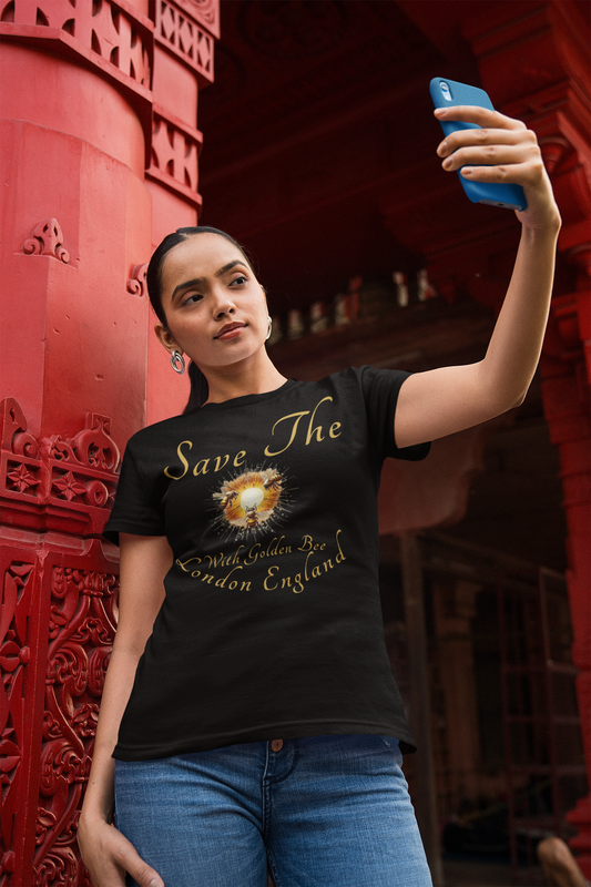 This Save The Bees T-Shirt is a versatile and comfortable addition to any wardrobe. Made from 100% ring-spun cotton, this lightweight shirt is perfect for all-year-round wear. The unisex design and classic fit with a crew neckline make it suitable for any occasion, whether formal or semi-formal. Show your support for bees and the environment with this ethically produced and environmentally friendly tee.