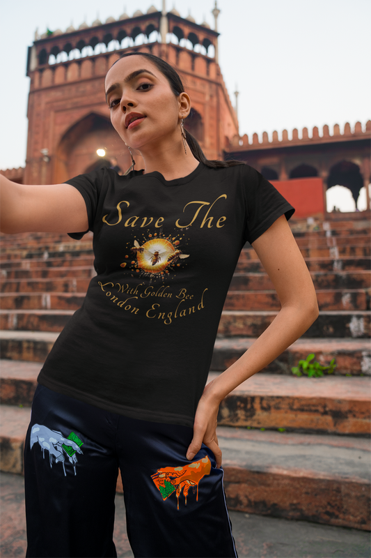 This Save The Bees T-Shirt is a versatile and comfortable addition to any wardrobe. Made from 100% ring-spun cotton, this lightweight shirt is perfect for all-year-round wear. The unisex design and classic fit with a crew neckline make it suitable for any occasion, whether formal or semi-formal. Show your support for bees and the environment with this ethically produced and environmentally friendly tee.