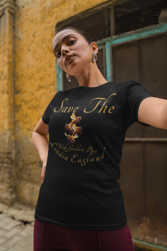 This Save The Bees T-Shirt is a versatile and comfortable addition to any wardrobe. Made from 100% ring-spun cotton, this lightweight shirt is perfect for all-year-round wear. The unisex design and classic fit with a crew neckline make it suitable for any occasion, whether formal or semi-formal. Show your support for bees and the environment with this ethically produced and environmentally friendly tee.