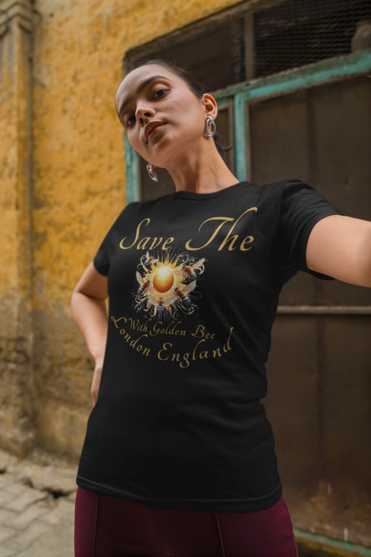 This Save The Bees T-Shirt is a versatile and comfortable addition to any wardrobe. Made from 100% ring-spun cotton, this lightweight shirt is perfect for all-year-round wear. The unisex design and classic fit with a crew neckline make it suitable for any occasion, whether formal or semi-formal. Show your support for bees and the environment with this ethically produced and environmentally friendly tee.