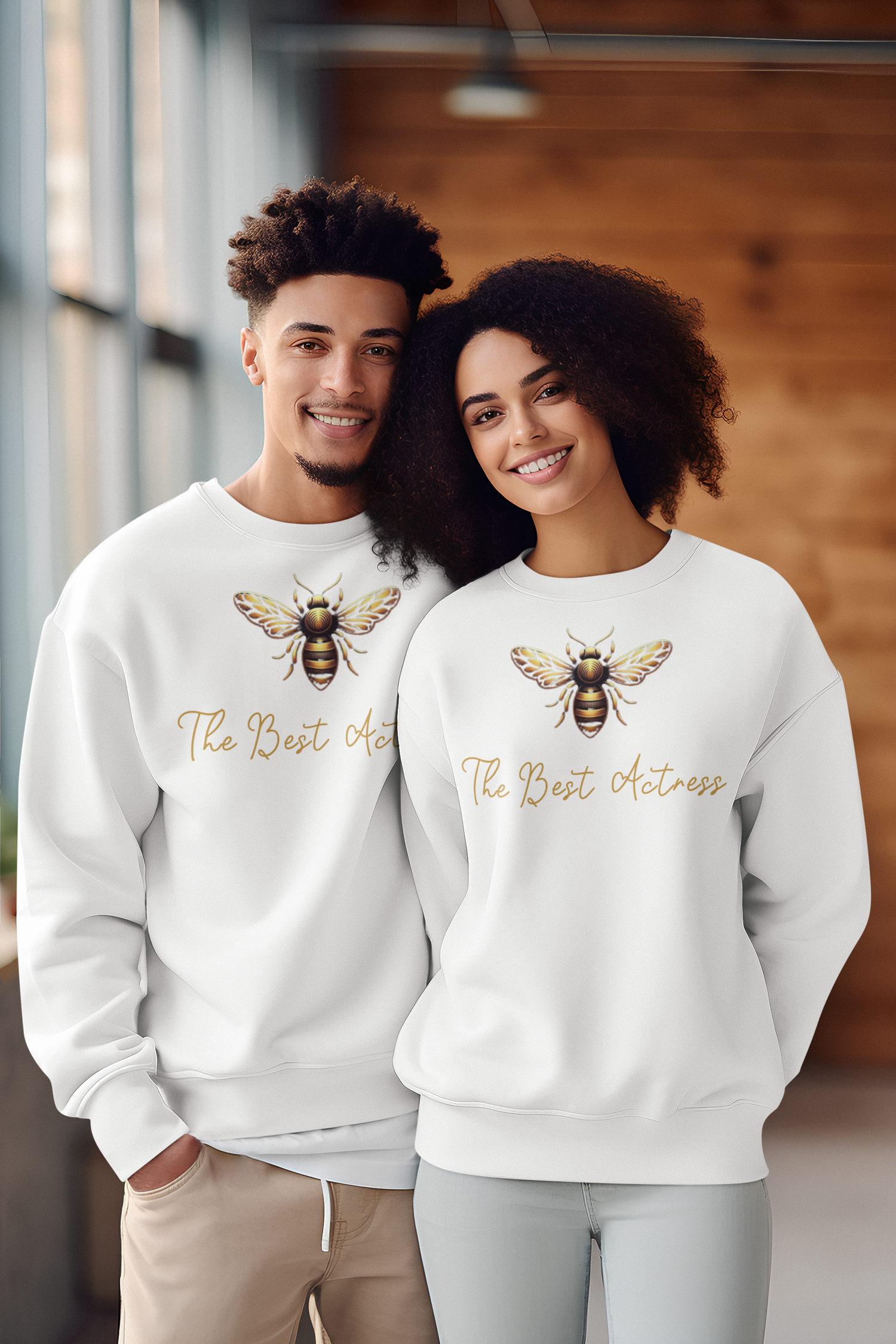 Bee Themed Men’s long sleeve T Shirt