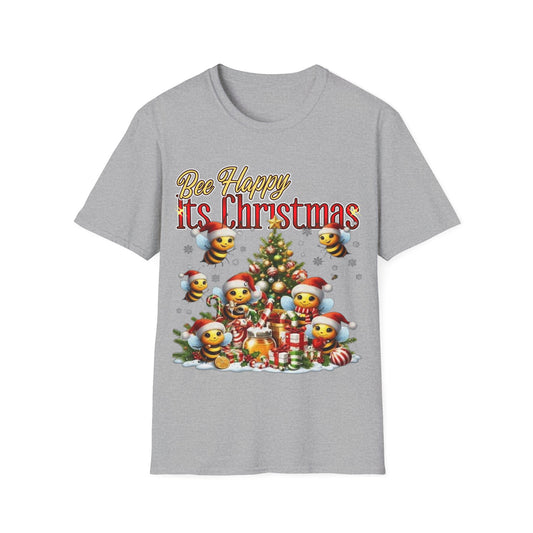 Bee Happy Its Christmas T-Shirt