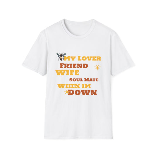 Bee My Lover T Shirt from CBBees.shop the worlds best bee themed product store