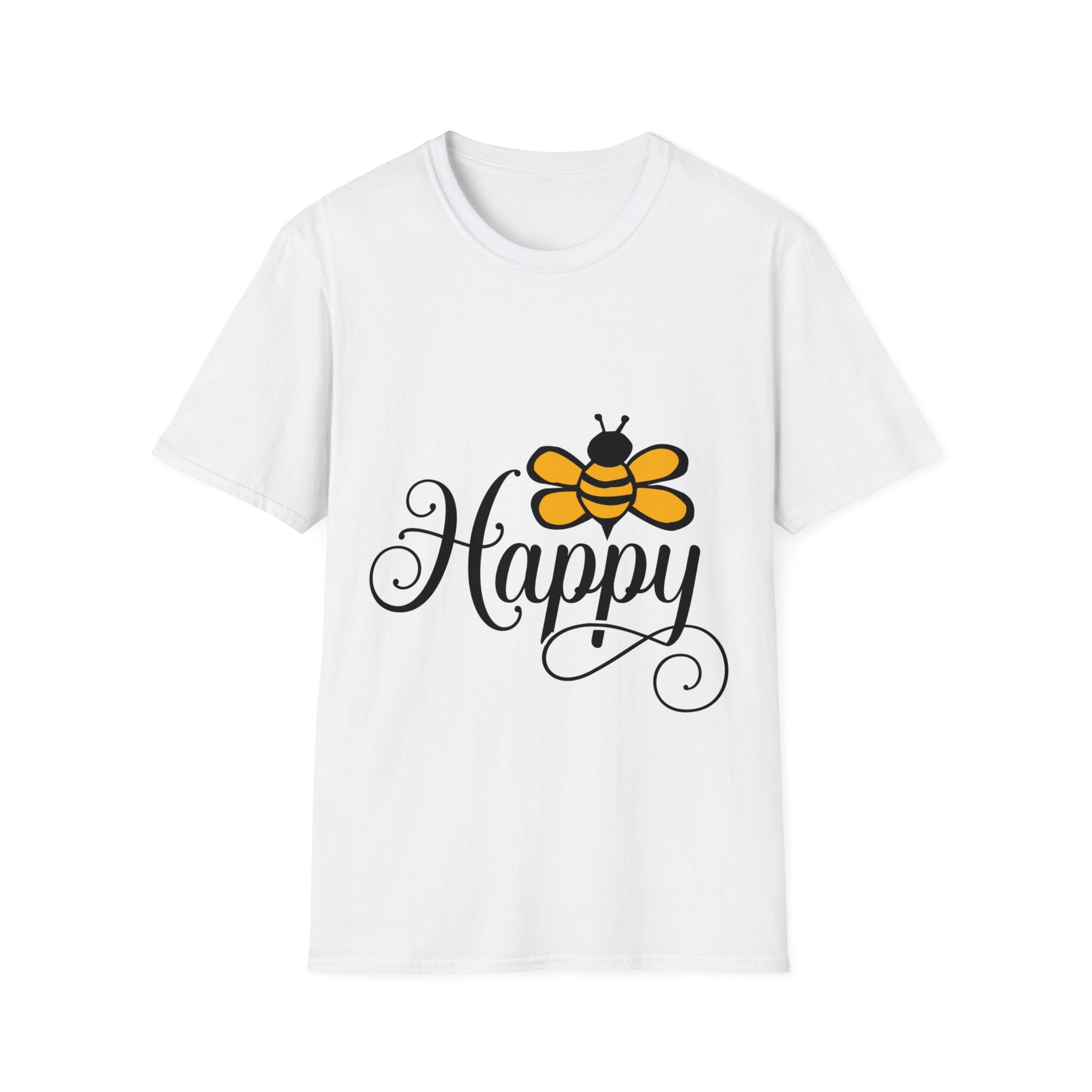 Bee Happy T-Shirt from CBBees.shop the worlds best bee themed product store