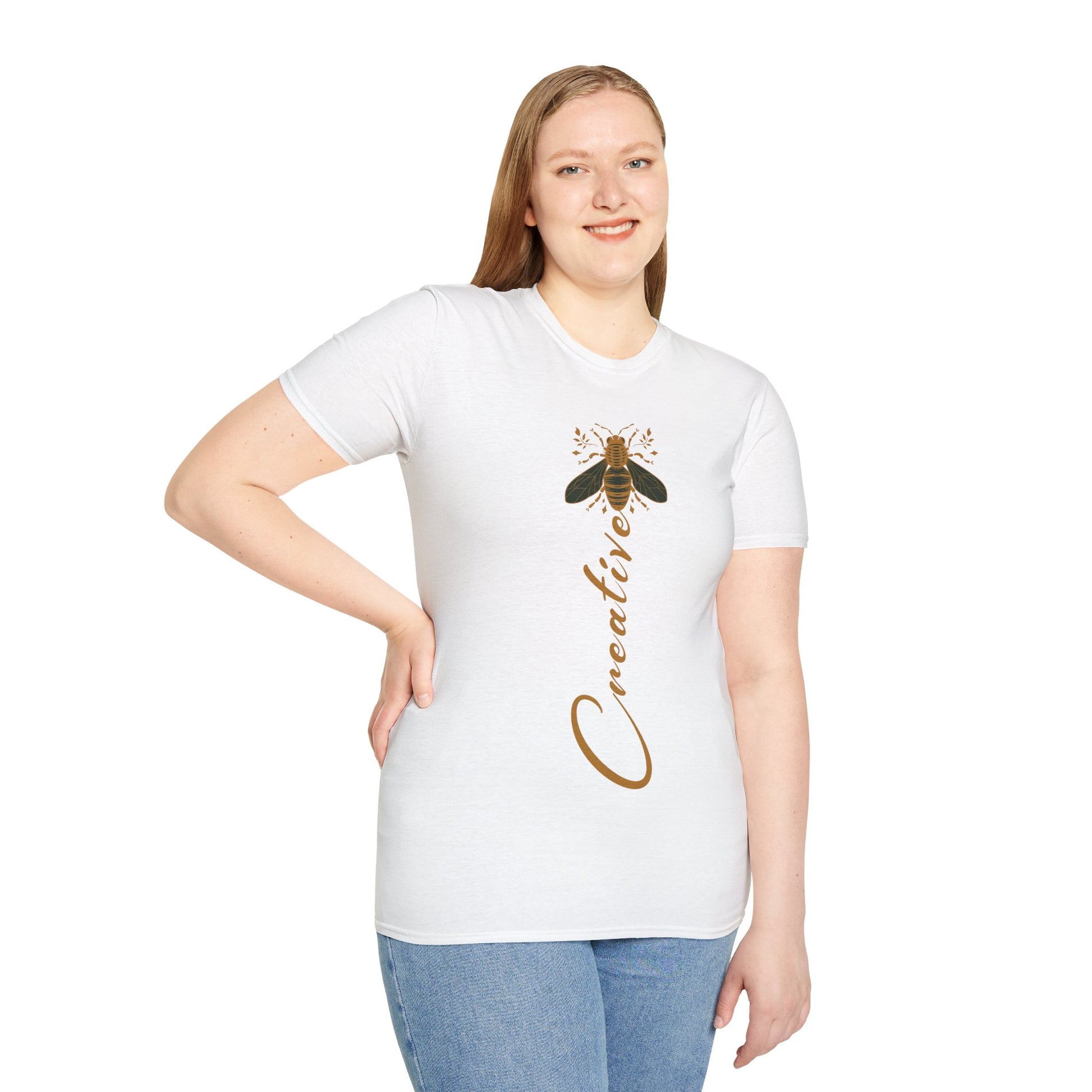 Bee Creative T-Shirt logo From CBBees.shop The Worlds Best Bee Themed Product Store