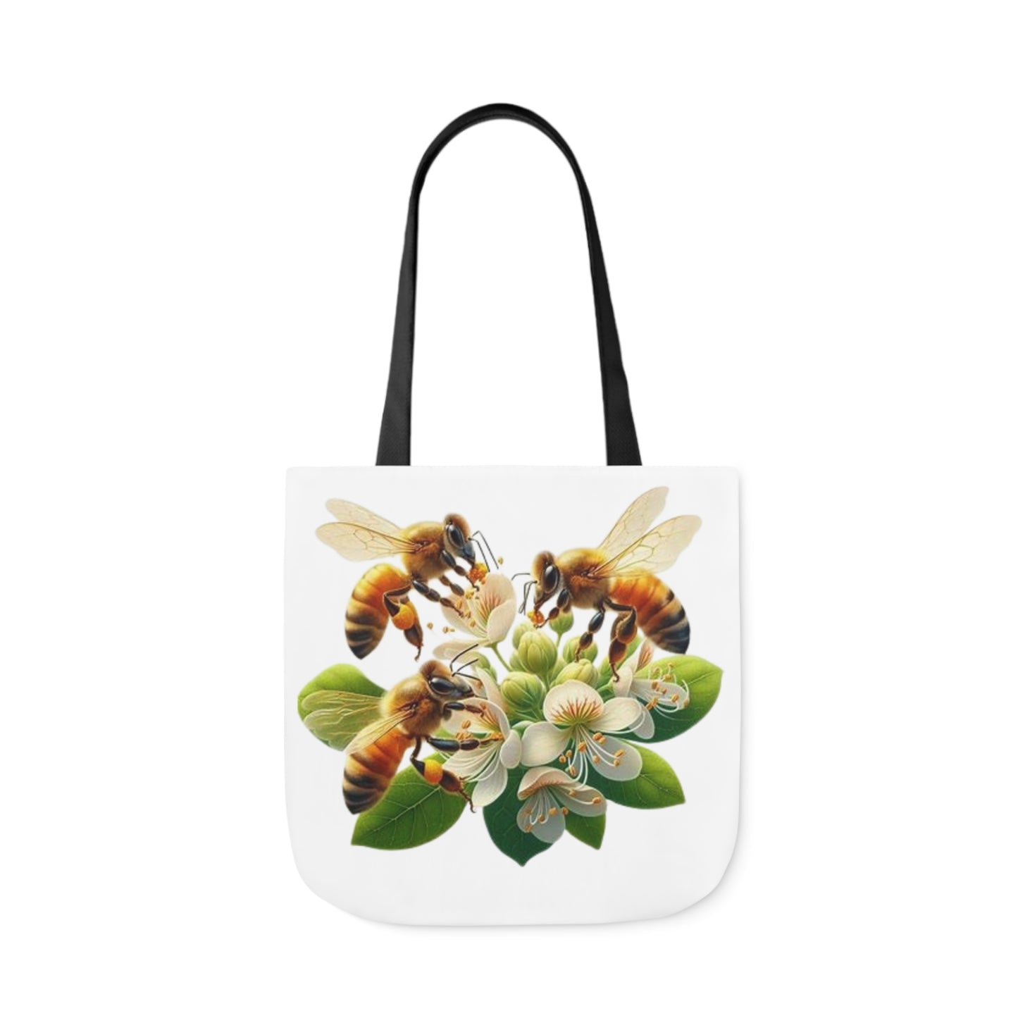 Bee-Themed Canvas Tote Bag