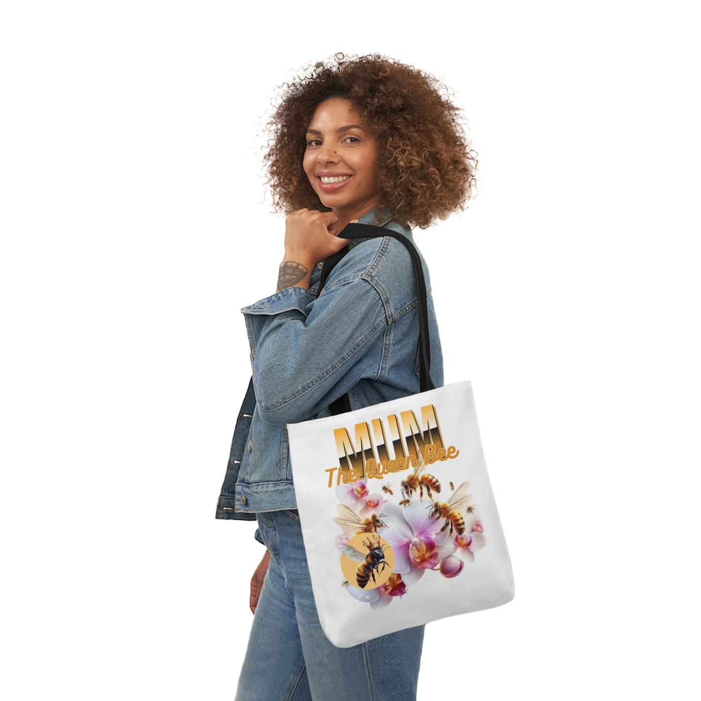 Queen Bee Canvas Tote Bag