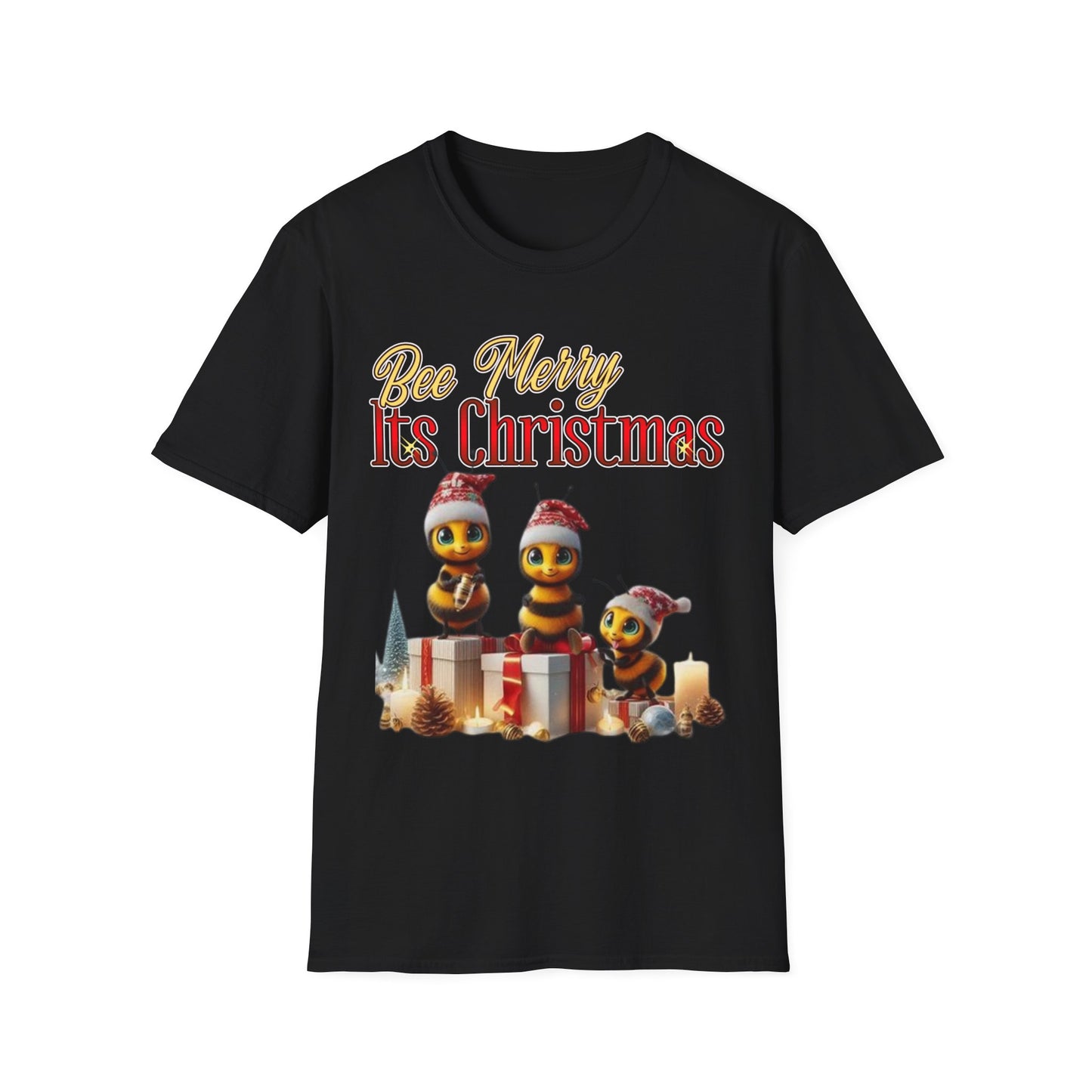 Bee Merry Its Christmas T-Shirt