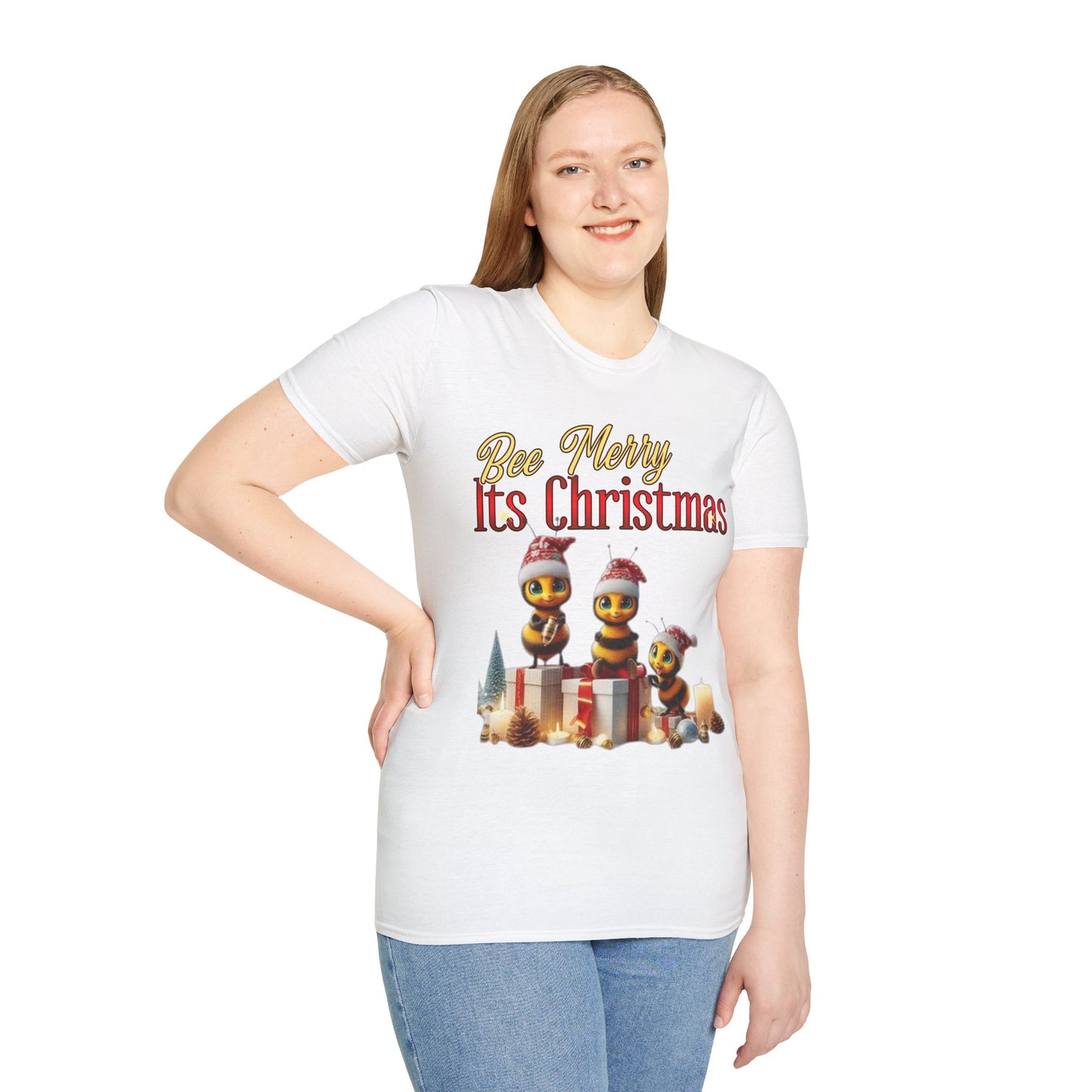 Bee Merry Its Christmas T-Shirt