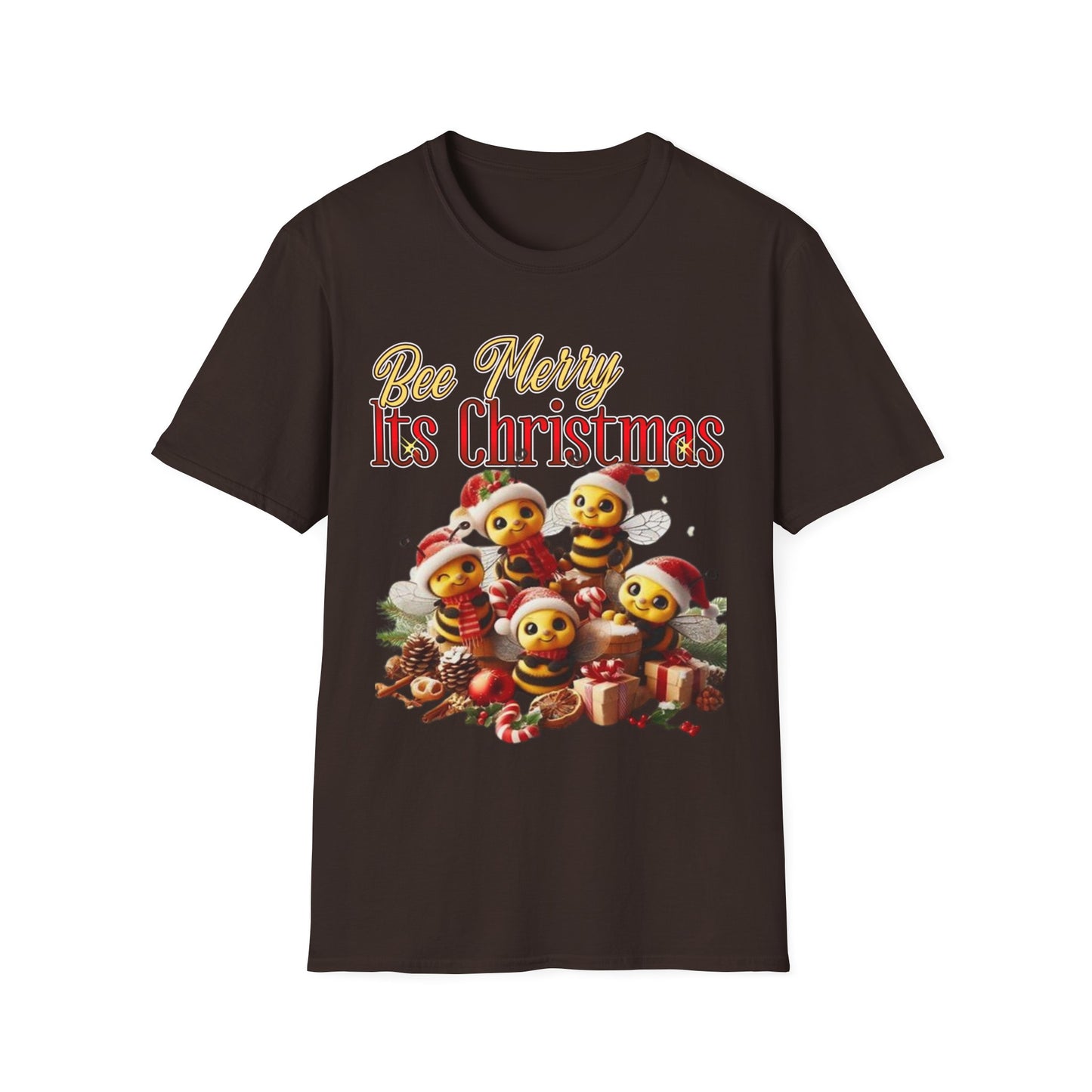 Bee Merry Its Christmas T-Shirt