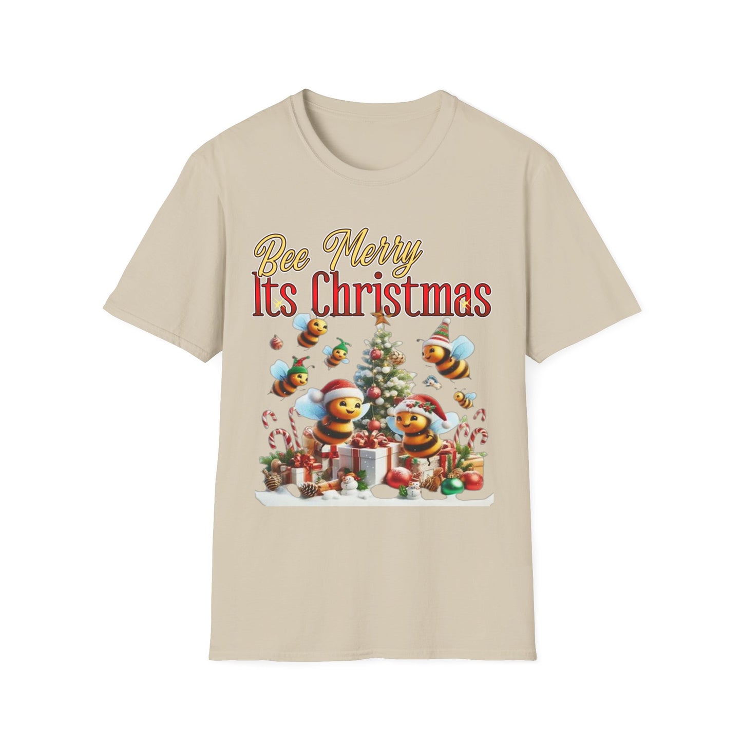 Bee Merry Its Christmas T-Shirt