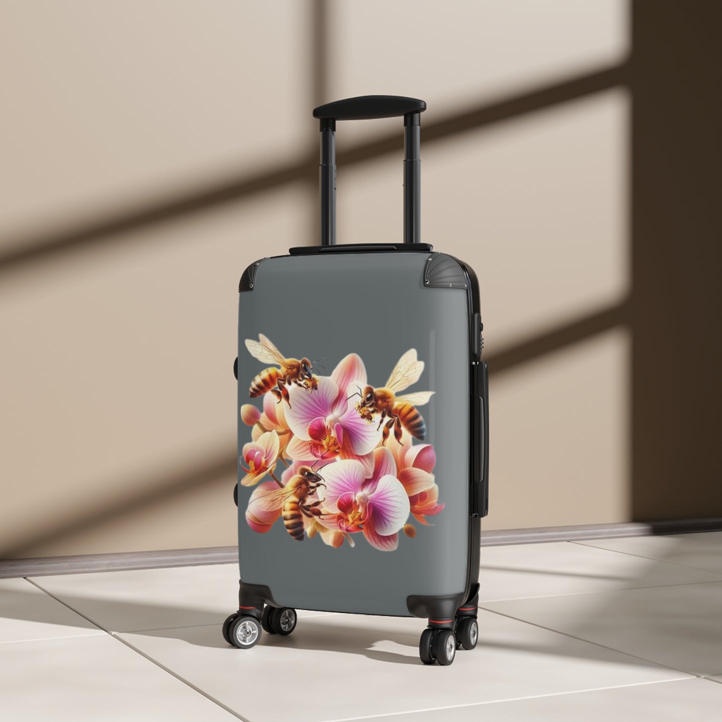 Bee Floral Design Suitcase