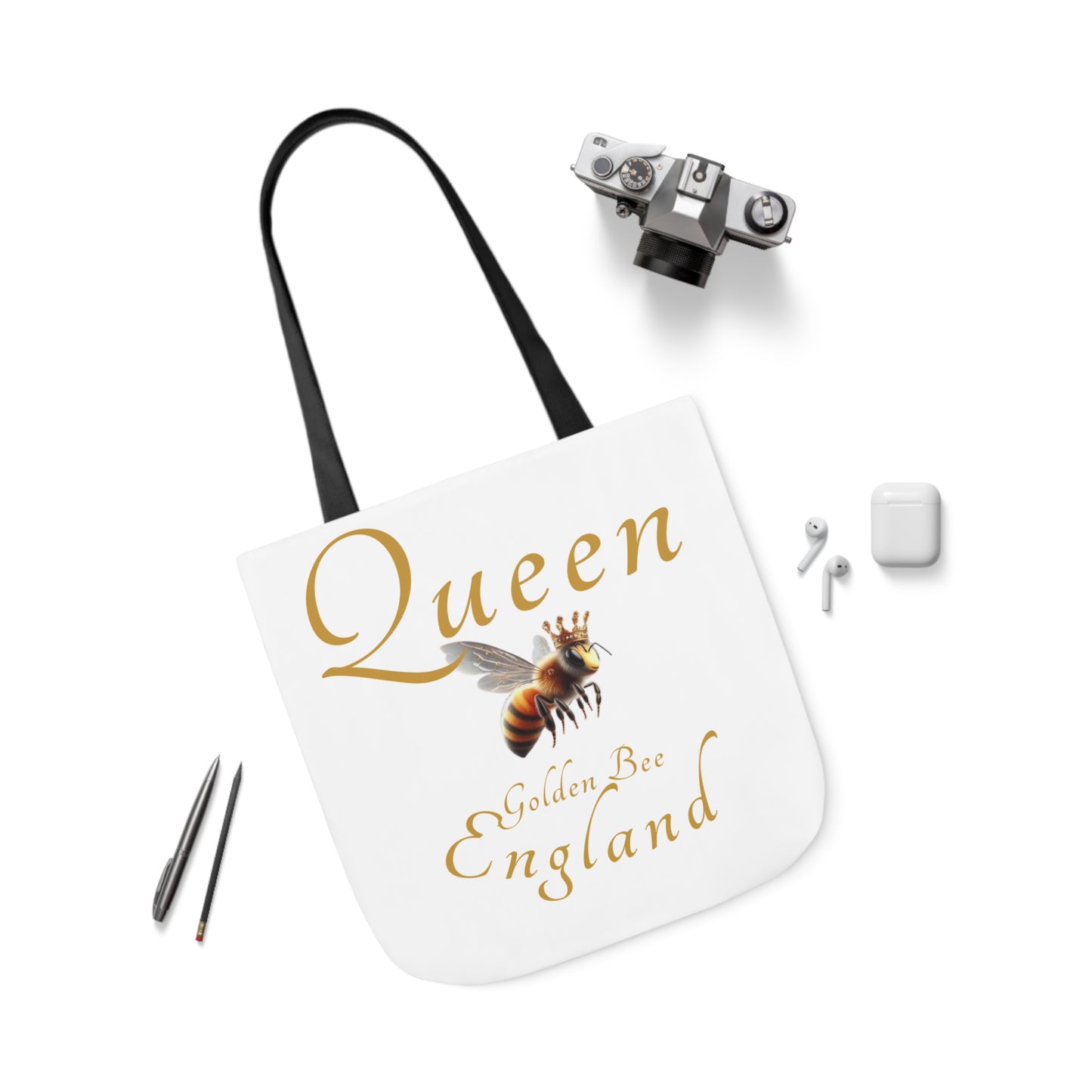 Queen Bee Canvas Tote Bag