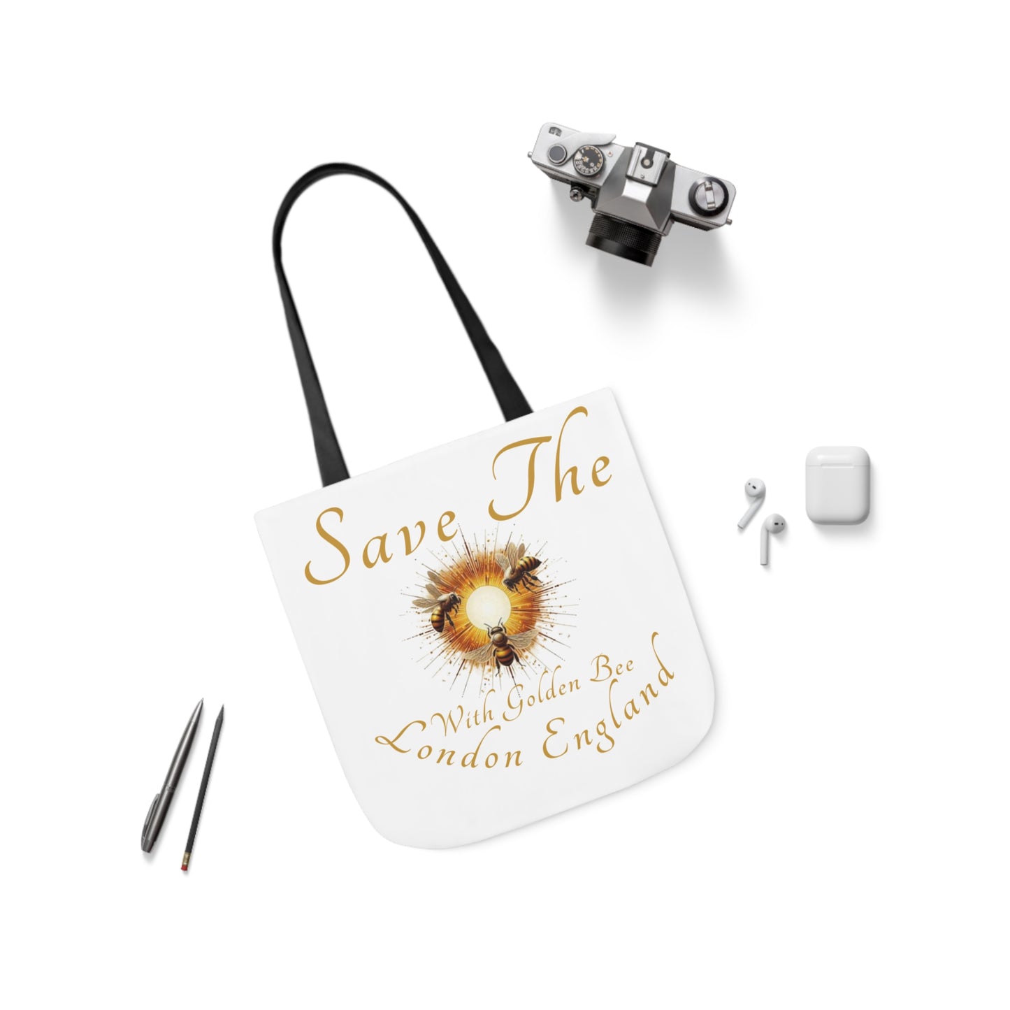 Save The Bees Canvas Tote Bag