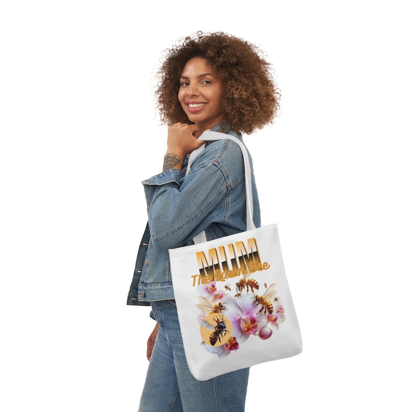 Queen Bee Canvas Tote Bag