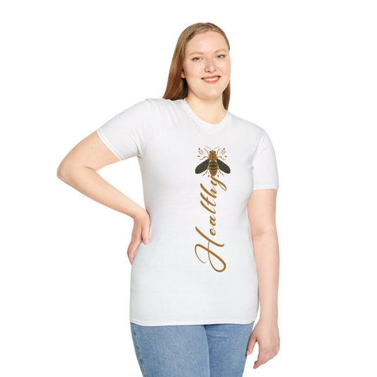 Bee Healthy T-Shirt Logo From CBBees.shop The Worlds Best Bee Themed Product Store