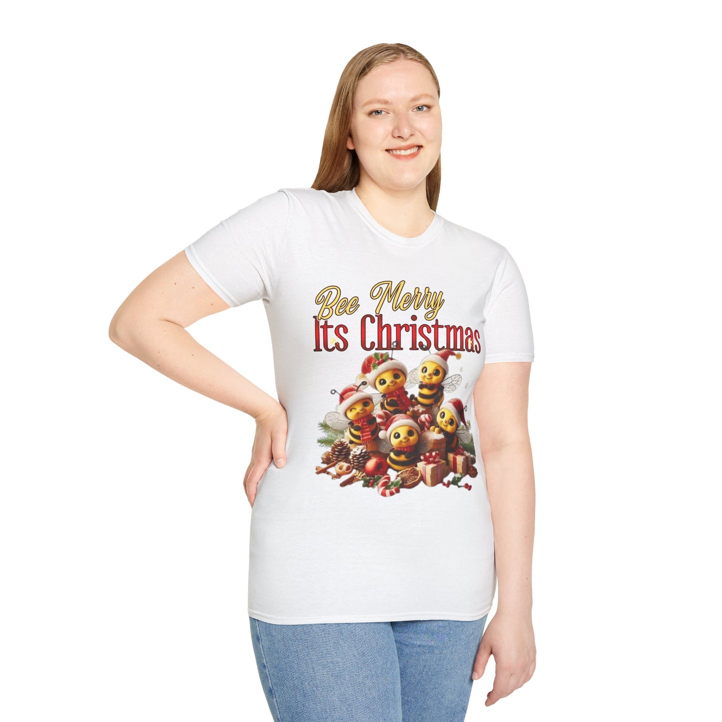 Bee Merry Its Christmas T-Shirt