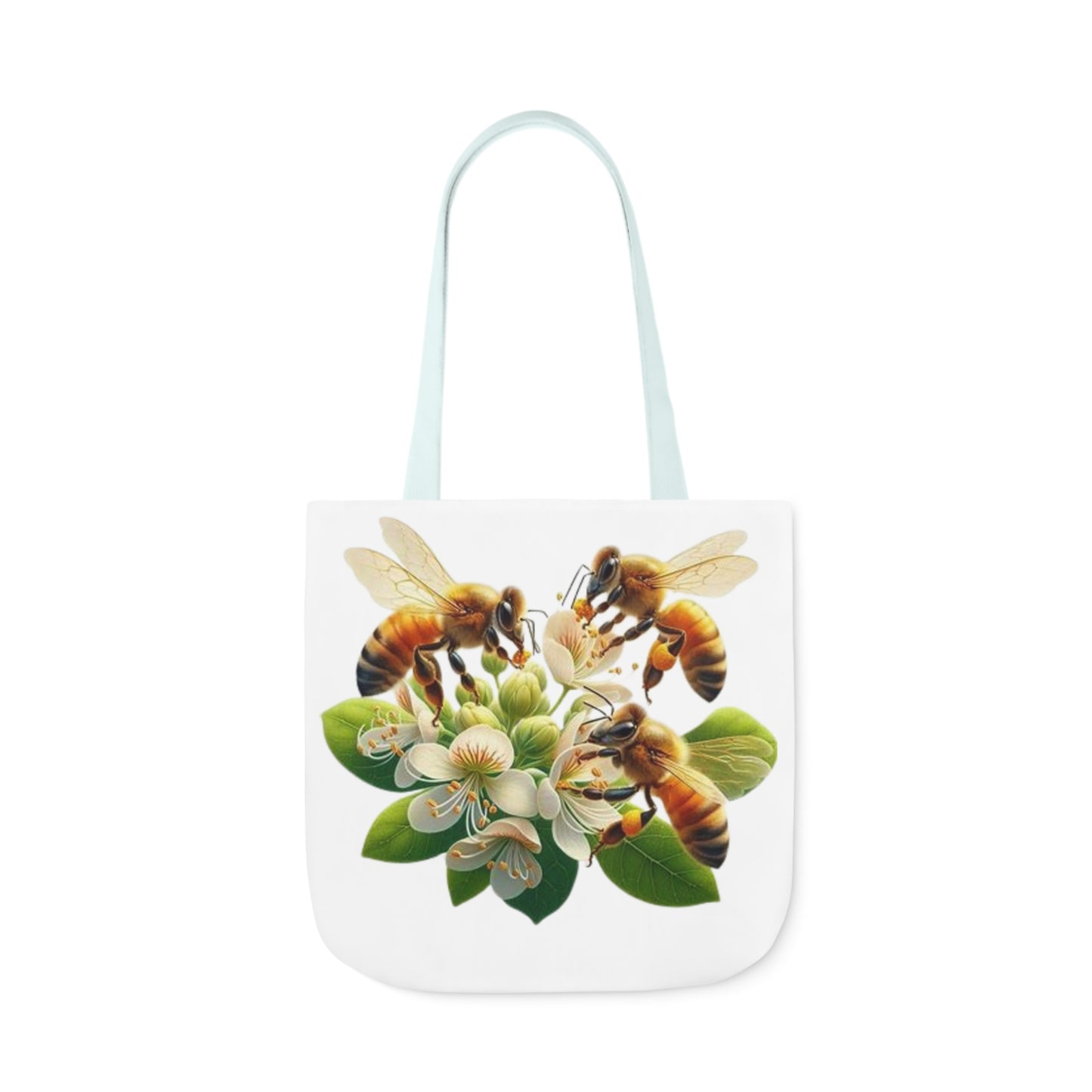 Bee-Themed Canvas Tote Bag