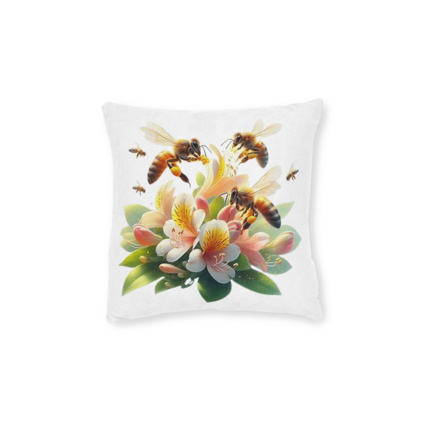 Shop our Bee Flower Square Pillow collection designs. 