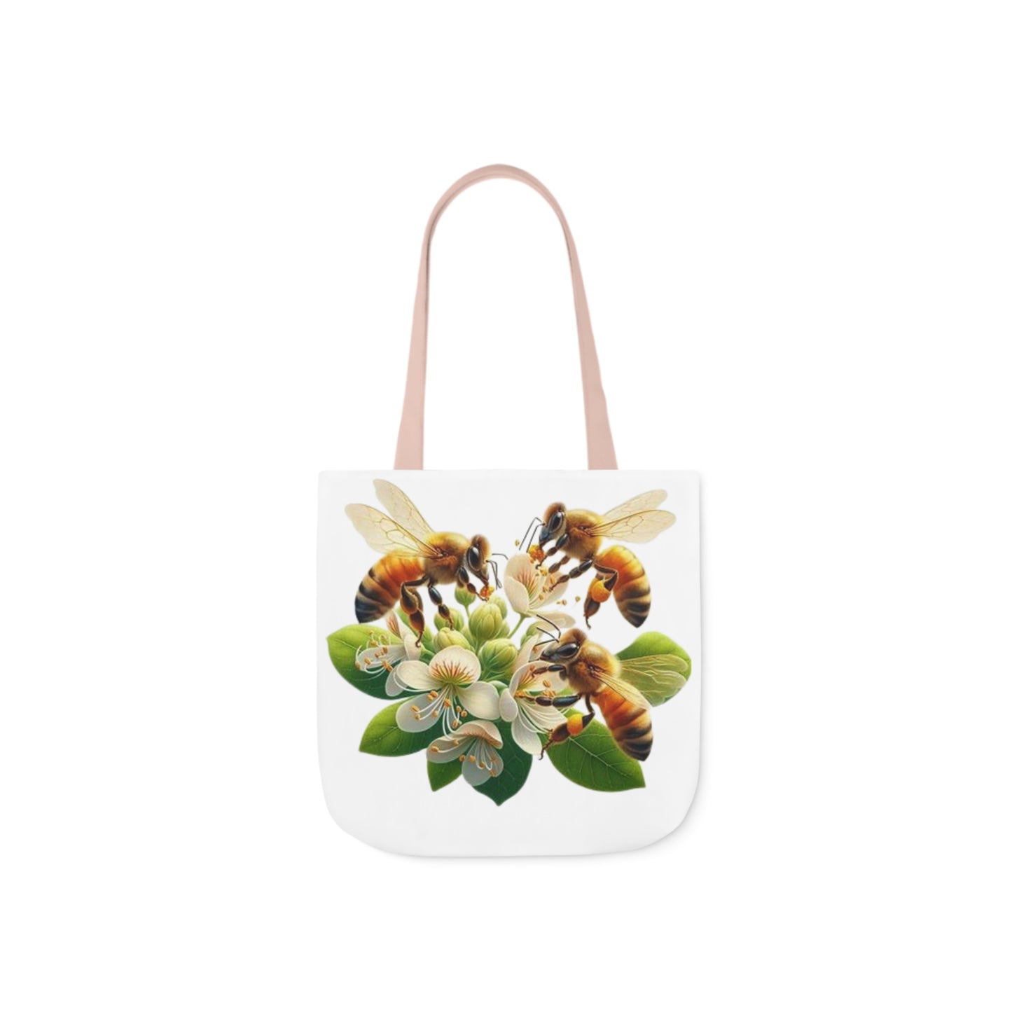 Bee-Themed Canvas Tote Bag